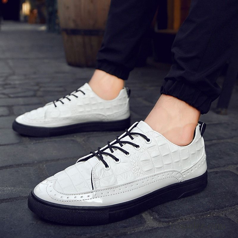 Anzug Schuhe Braun Herren Casual Trend Schuhe Herbst Lackleder Skaterschuhe Neue Herren Günstig