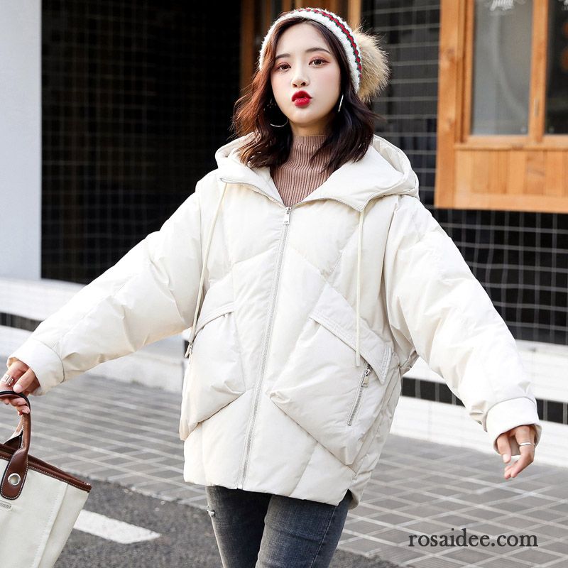 Baumwolle Mantel Damen Elegant Persönlichkeit Allgleiches Trend Mode Freizeit Beige Farbe