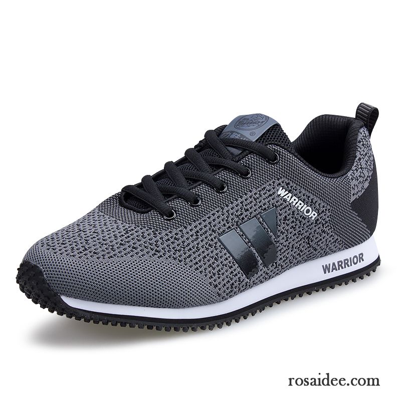 Beste Winterschuhe Herren Jogging Draussen Laufschuhe Feder Fliegende Weberei Herren Sportschuhe