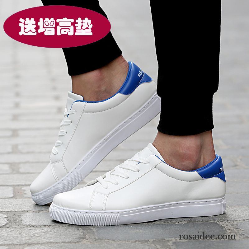 Blaue Schuhe Herren Jugend Feder Casual Neue Schuhe Weiß Skaterschuhe Atmungsaktiv Trend Herren Erhöht Kaufen
