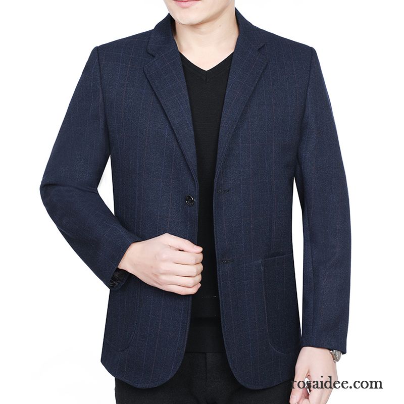 Blazer Herren Freizeit Kostüm Feder Herbst Neu Überzieher Navy Blue