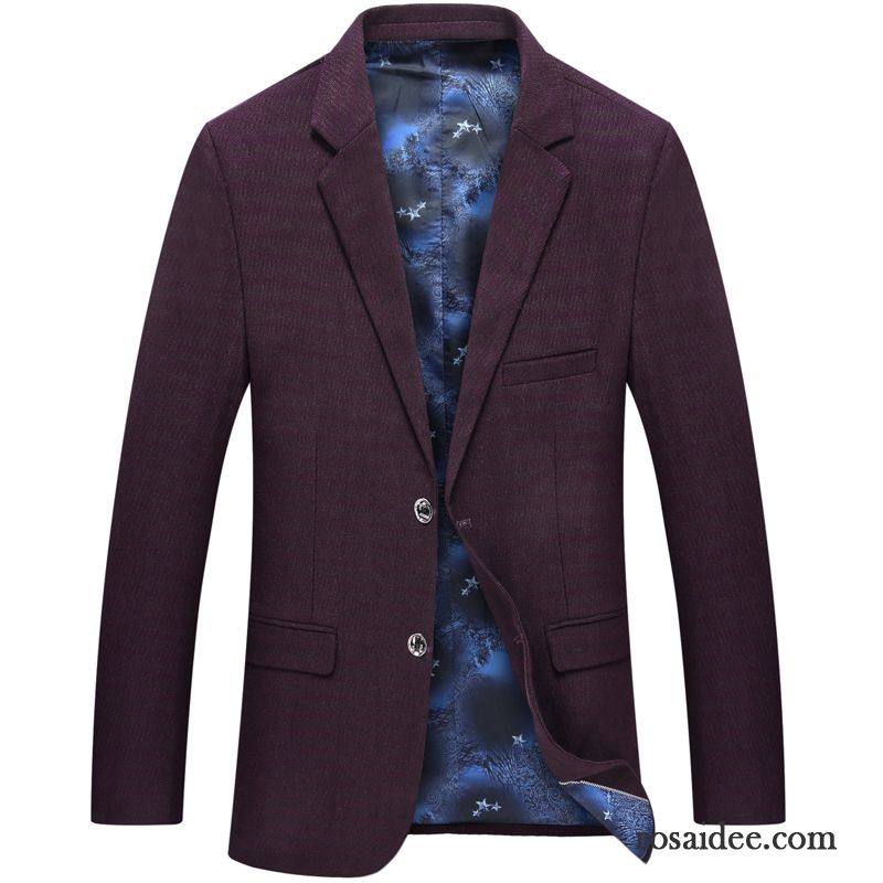 Blazer Herren Kaufen Herbst Herren Trend Winter Überzieher Kostüm Anzüg Verdickung Feder Freizeit Mantel Braun Persönlichkeit Schlank Mode Günstig