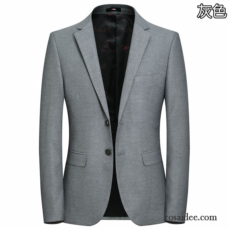 Blazer Männer Modern Anzüg Kostüm Grün Herbst Herren Freizeit Neu Feder Überzieher Mantel