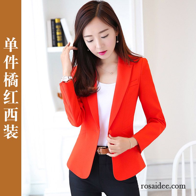 Blazer Transparent Damen Temperament Mantel Überzieher Kostüm Kurzer Absatz Neu Herbst Beruflich Damen Allgleiches Schlank Anzüge Günstig