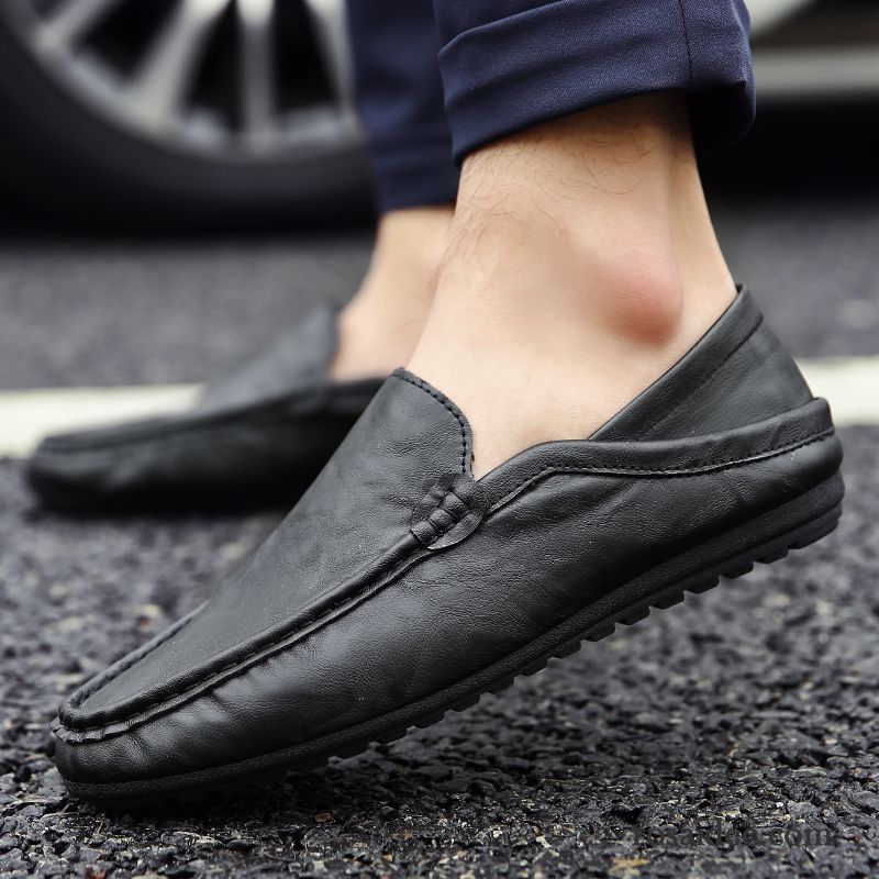 Braune Halbschuhe Herren Halbschuhe Casual Fahrschuhe Lederschue Herbst Trend Atmungsaktiv Herren Billig