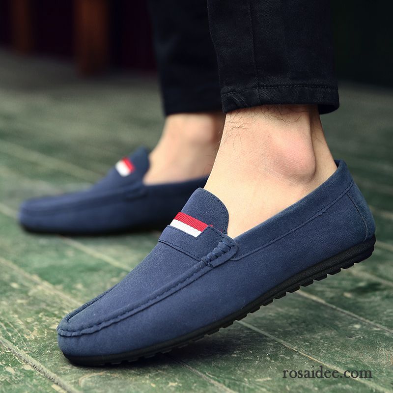 Braune Halbschuhe Herren Halbschuhe Casual Fahrschuhe Lederschue Herbst Trend Atmungsaktiv Herren Billig