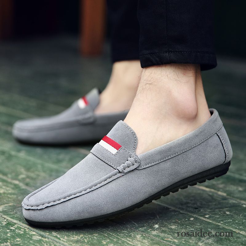 Braune Halbschuhe Herren Halbschuhe Casual Fahrschuhe Lederschue Herbst Trend Atmungsaktiv Herren Billig