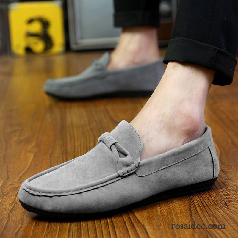 Braune Halbschuhe Herren Halbschuhe Casual Fahrschuhe Lederschue Herbst Trend Atmungsaktiv Herren Billig