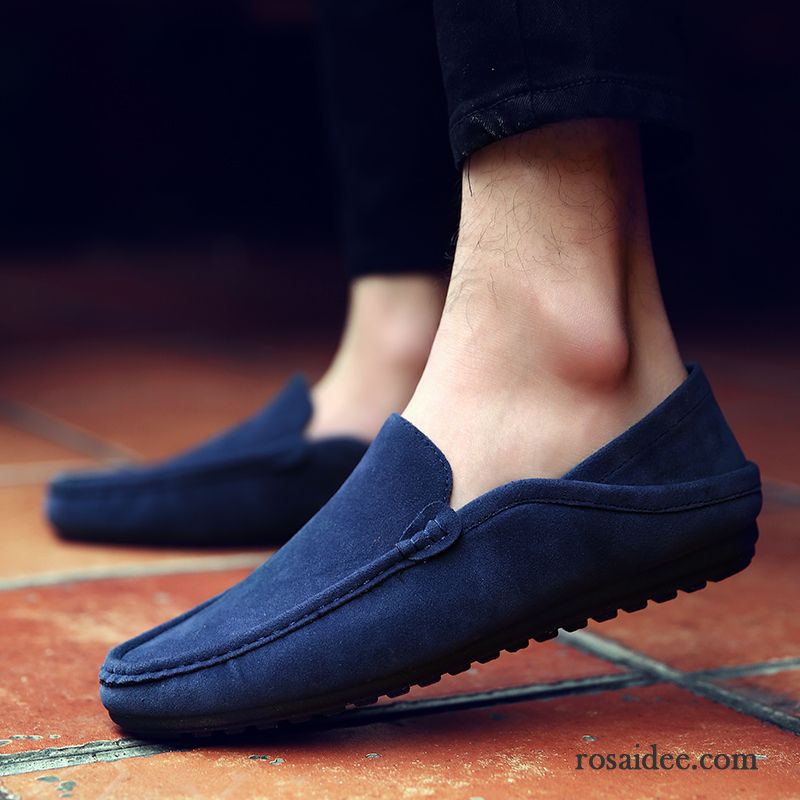 Braune Halbschuhe Herren Halbschuhe Casual Fahrschuhe Lederschue Herbst Trend Atmungsaktiv Herren Billig