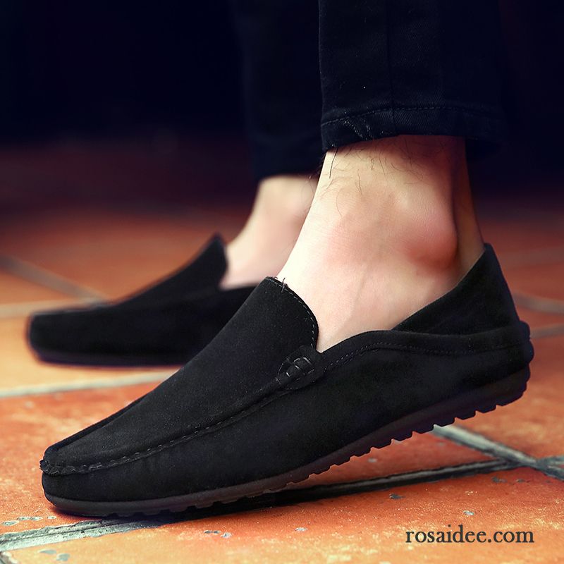 Braune Halbschuhe Herren Halbschuhe Casual Fahrschuhe Lederschue Herbst Trend Atmungsaktiv Herren Billig