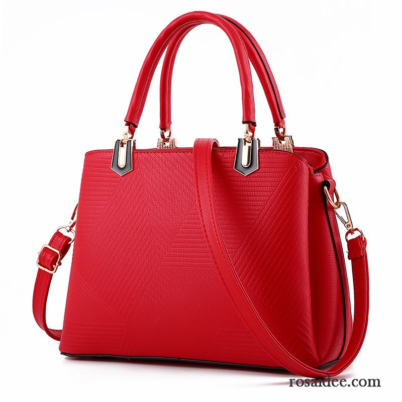 Bunte Ledertaschen Damen Braut Handtaschen Das Neue Schultertaschen Mode Rot Heiraten Messenger-tasche Billig