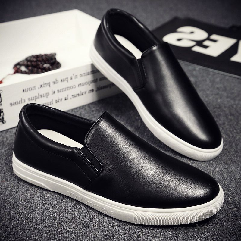 Business Herrenschuhe Allgleiches Mode Halbschuhe Faul Casual Herren Slip-on Lederschue Trend Rabatt