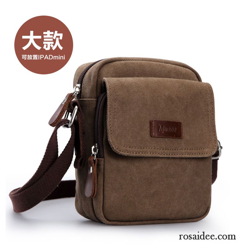 Businesstasche Herren Leder Taschen Freizeit Draussen Messenger-tasche Retro Rucksäck Herren Canvastasche Schultertaschen Kaufen