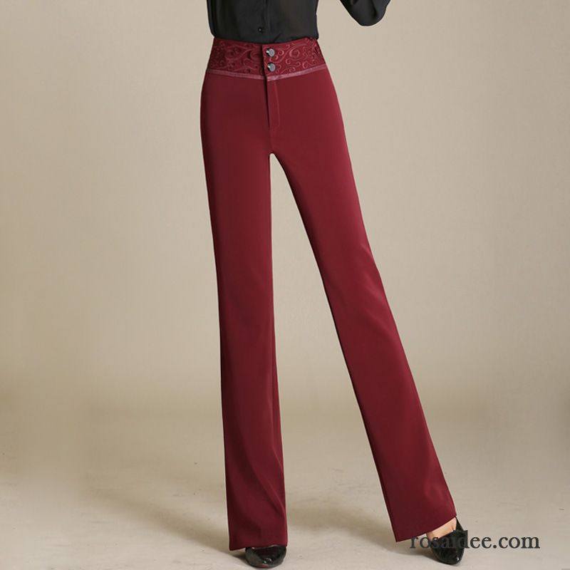 Bügelfaltenhose Damen Freizeit Hose Winterkleidung Ausgestellte Jeans Neu Leicht Damen Hohe Taille Herbst Schlank Kaufen