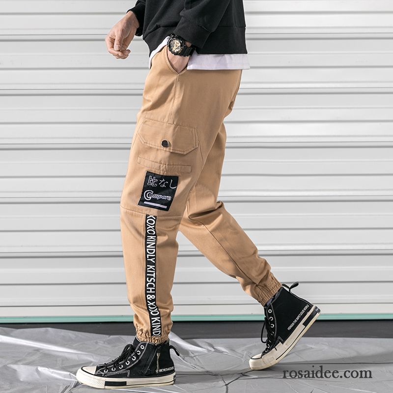 Cargohose Herren Lose Neu Werkzeugbau Feder Trend Gerade Army Grün