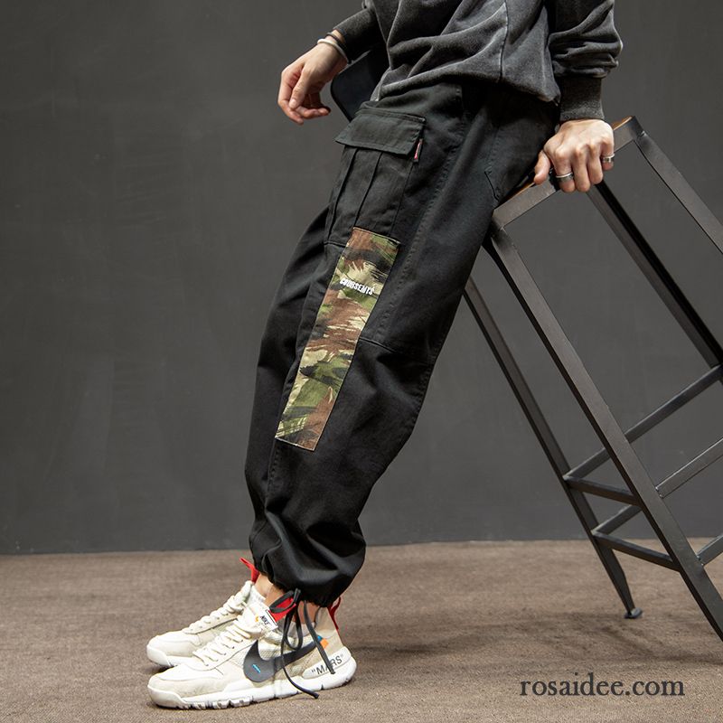 Cargohose Herren Neu Trend Werkzeugbau Sport Ultra Feder Camouflage Grau