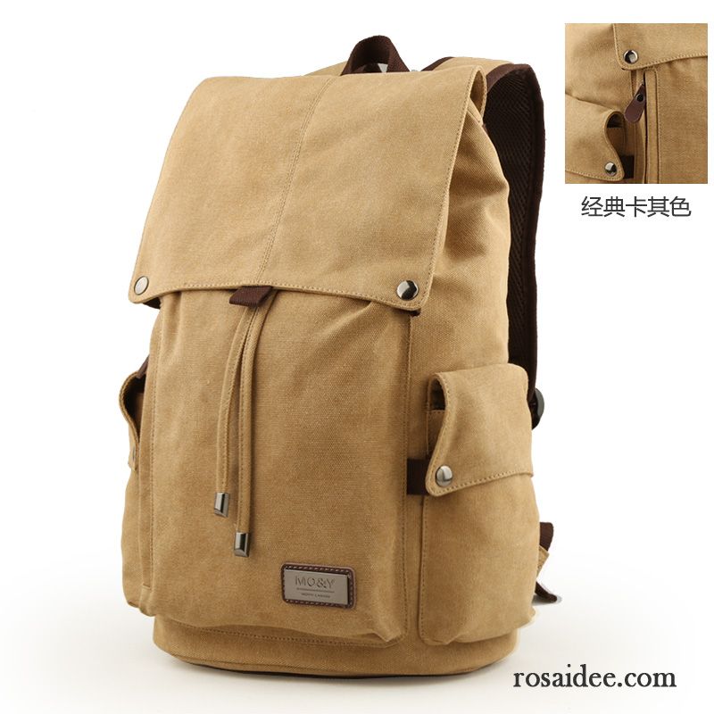 City Herren Leicht Rucksäck Laptoptasche Schüler Herren Freizeit Retro Canvastasche Reise Schulranzen Günstig