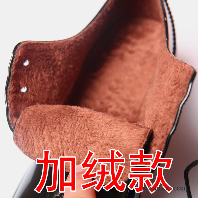 Cognac Schuhe Damen Lackleder Dick Winter Plus Samt Damen Lederschuhe Schnürschuhe Herbst Hochschule Wind England Oxford Günstig