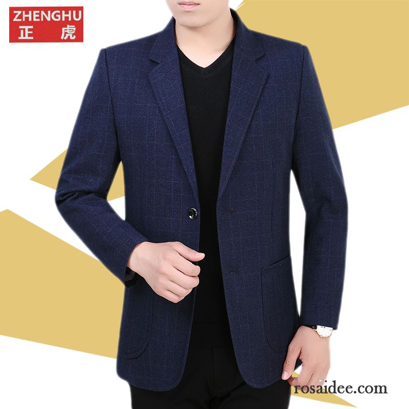 Coole Herren Anzüge Herren Jacke Anzüg Schlank Feder Neu Anzugjacke Herbst Revers Blazer Freizeit Günstig