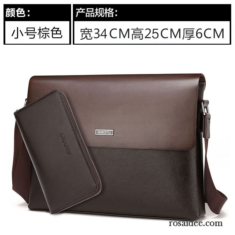 Coole Taschen Für Männer Leder Freizeit Messenger-tasche Aktentasche Trend Kreuzung Geschäft Herren Schultertaschen Rucksäck Sale