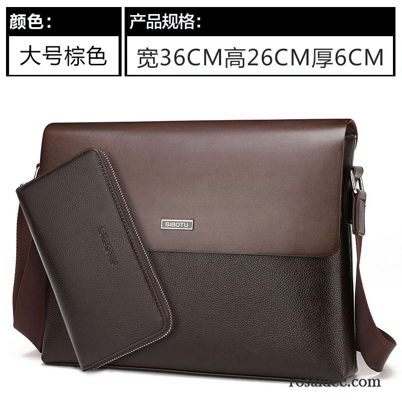 Coole Taschen Für Männer Leder Freizeit Messenger-tasche Aktentasche Trend Kreuzung Geschäft Herren Schultertaschen Rucksäck Sale