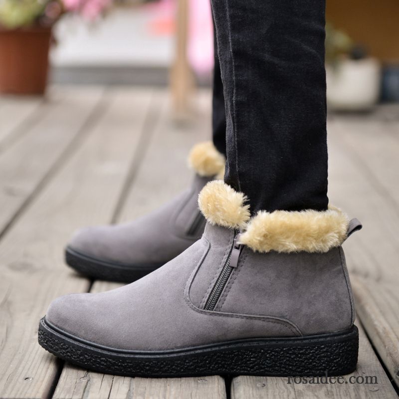 Coole Winterschuhe Herren Baumwolle Schuhe Plus Samt Kurze Trend Winter Hohe Martin Stiehlt Cargohose Herren Günstig