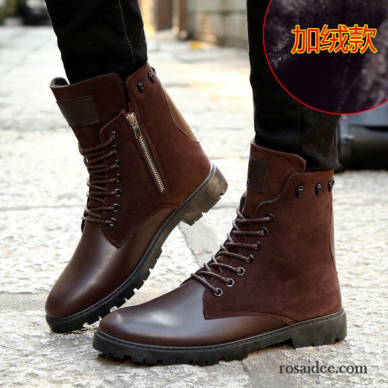 Coole Winterschuhe Herren Baumwolle Schuhe Plus Samt Kurze Trend Winter Hohe Martin Stiehlt Cargohose Herren Günstig