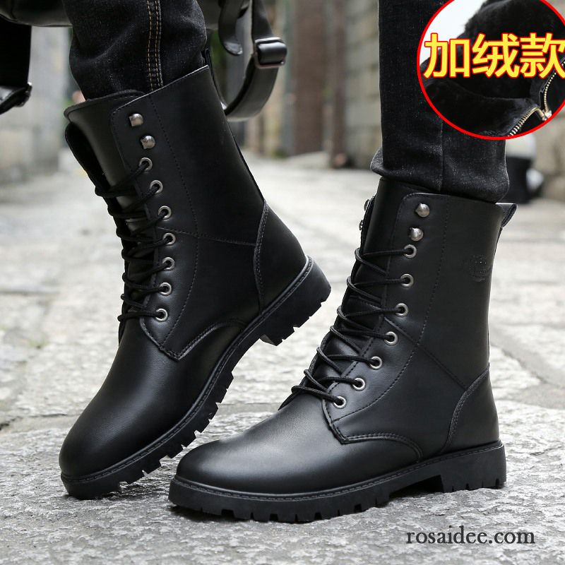 Coole Winterschuhe Herren Baumwolle Schuhe Plus Samt Kurze Trend Winter Hohe Martin Stiehlt Cargohose Herren Günstig