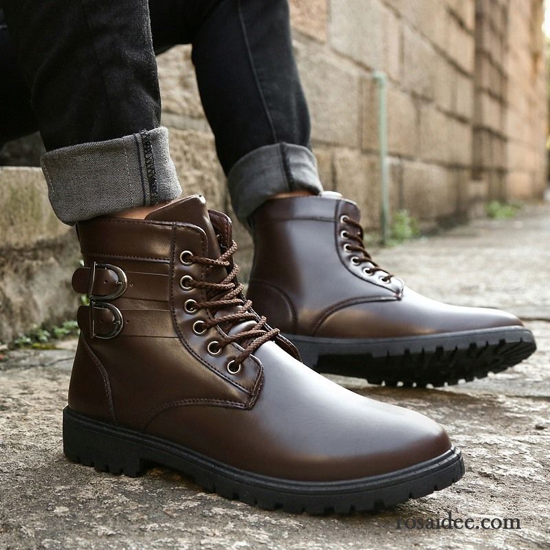 Coole Winterschuhe Herren Baumwolle Schuhe Plus Samt Kurze Trend Winter Hohe Martin Stiehlt Cargohose Herren Günstig