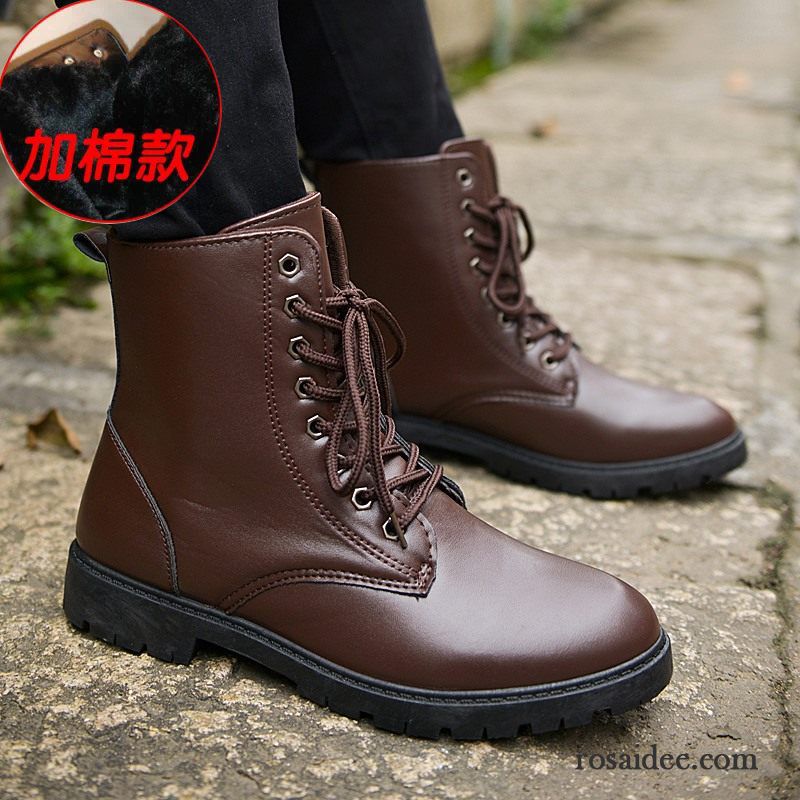 Coole Winterschuhe Herren Baumwolle Schuhe Plus Samt Kurze Trend Winter Hohe Martin Stiehlt Cargohose Herren Günstig