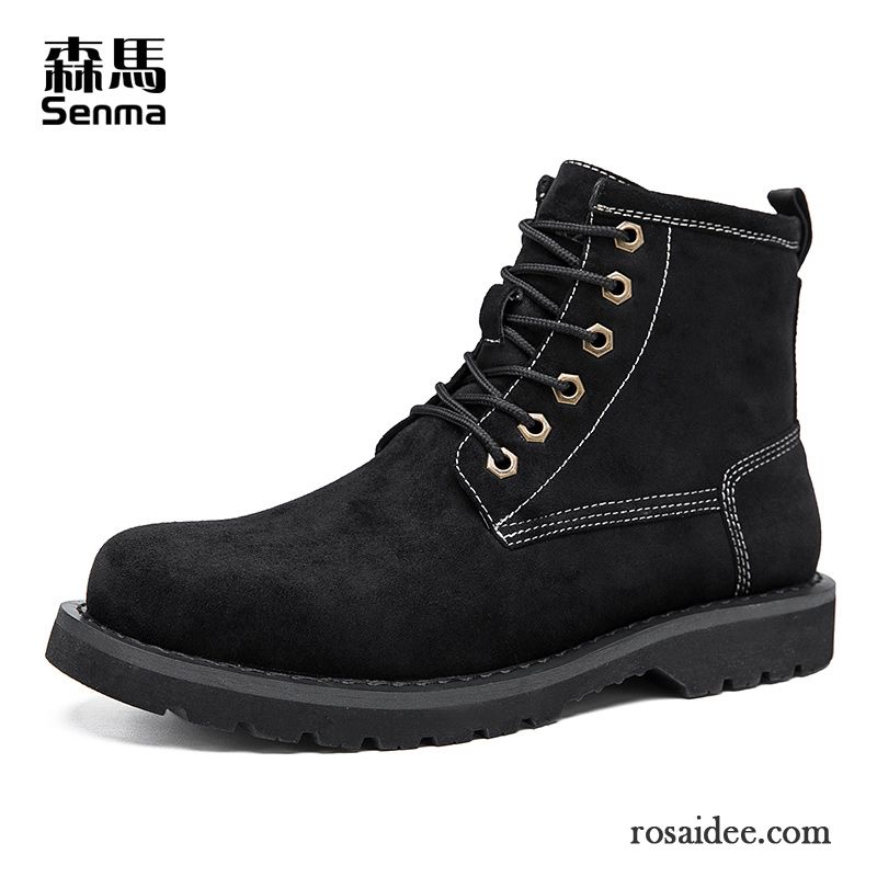 Cowboystiefel Herren Günstig Gelb Herren Trend Martin Stiehlt Allgleiches Retro Casual Kurze Stiefel Herbst Winter Neue Cargohose Hohe