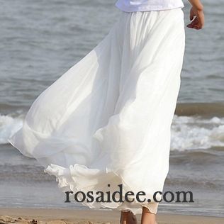 Damen Bleistiftröck Strand Ultra Sommer Groß Langer Rock Chiffon Kaufen