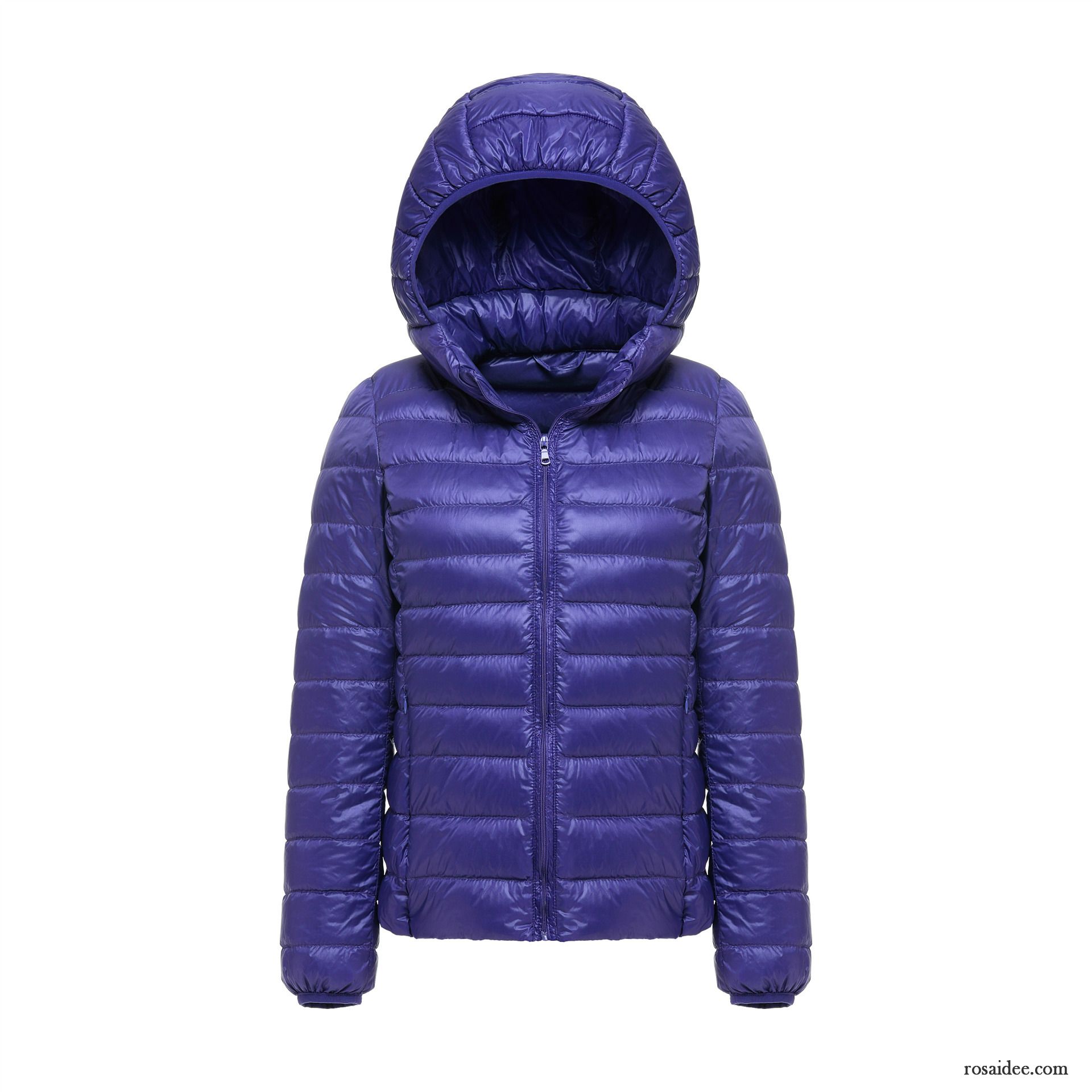 Damen Daunenjacke Pink Rein Winterkleidung Überzieher Daunenjacke Dünn Kapuze Neu Schlank Damen Herbst Kaufen