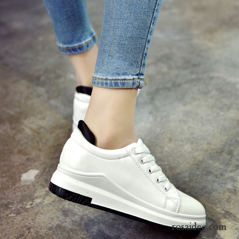 Damen Sportschuhe Günstig Skaterschuhe Weiß Schnürung Allgleiches Damen Sportschuhe Flache Feder Herbst Schüler Sommer Casual Kaufen