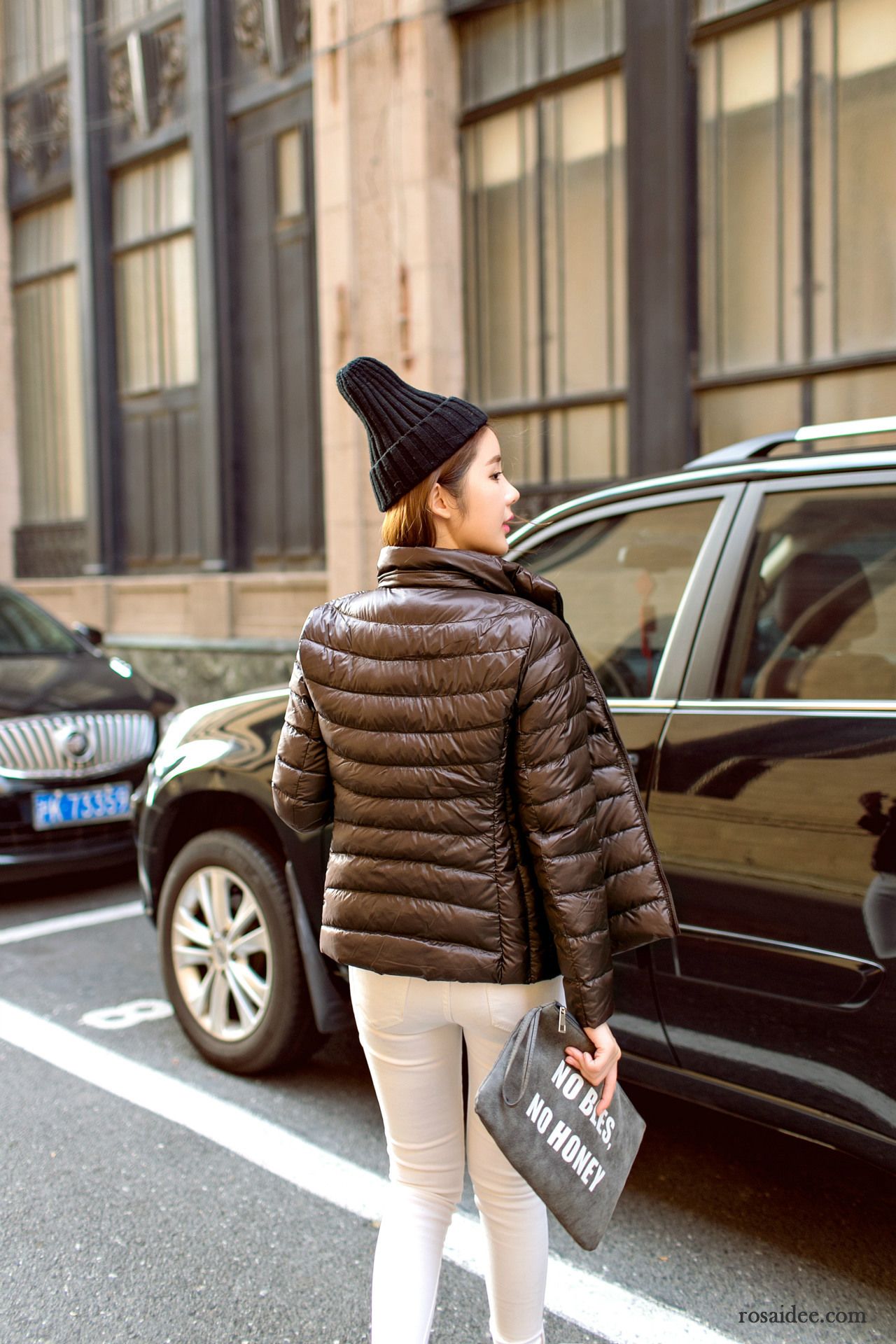 Daunenjacke Fell Damen Stehkragen Herbst Licht Große Größe Winter Daunenjacke Damen Neu Ausverkauf Schlank Kurzer Absatz Günstig