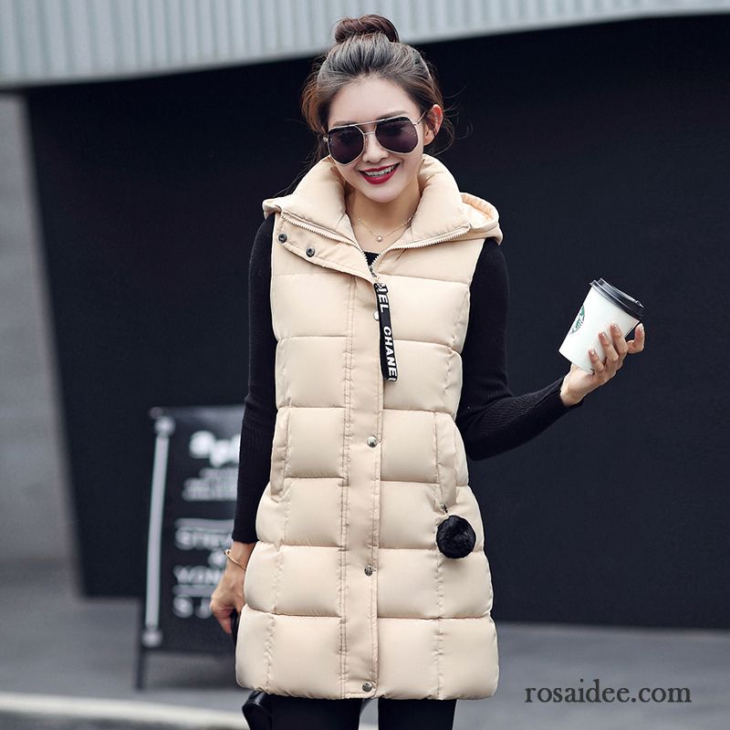 Daunenjacke Frühling Damen Winter Überzieher Dünn Langer Abschnitt Damen Allgleiches Große Größe Herbst Baumwolle Neu Verkaufen