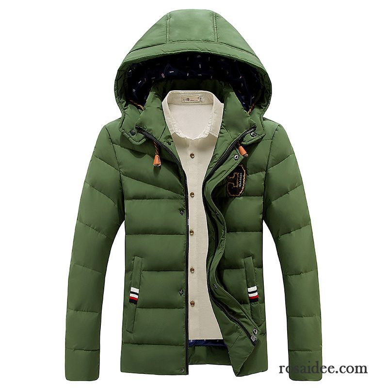 Daunenjacke Herren Lang Verdickung Jugend Überzieher Mode Daunenjacke Herren Trend Schlank Mantel Kaufen