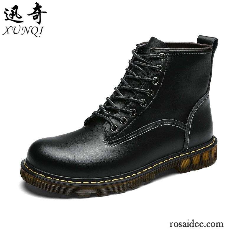 Desert Schuhe Herren Martin Stiehlt Cargohose Kurze Stiefel Herbst Echtleder England Schuhe Retro Hohe Herren Plus Samt Sale