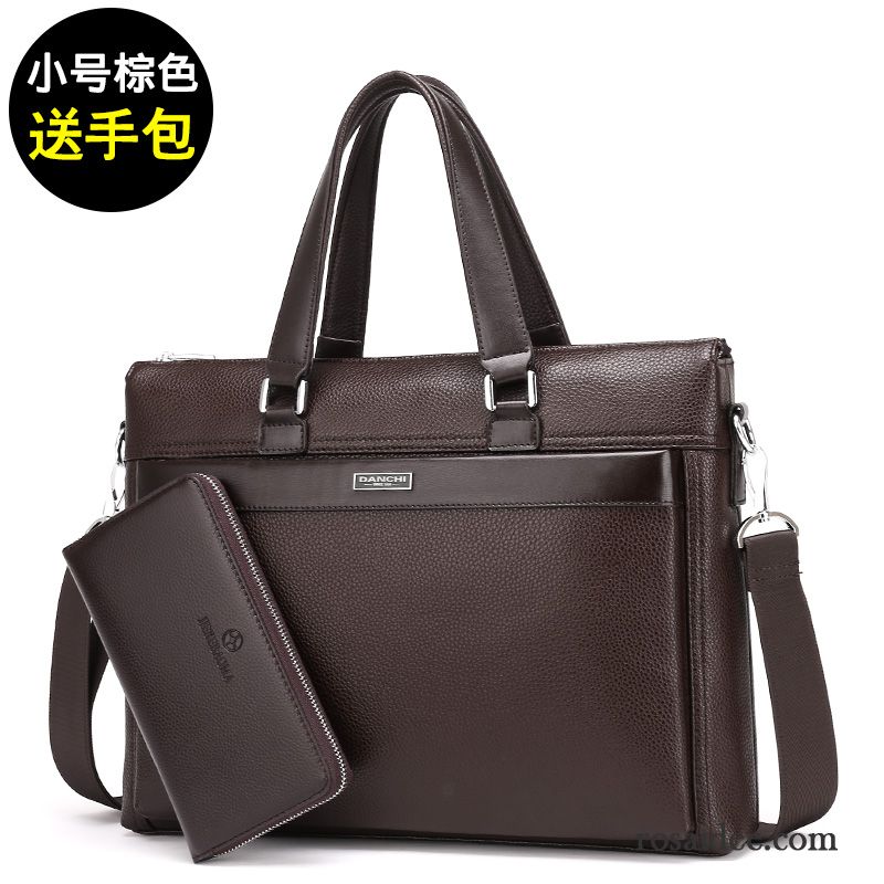 Aktentasche Herren Leder Aktentasche Schultertaschen Kreuzung Handtaschen Rucksäck Freizeit Messenger-tasche Herren Geschäft Günstig