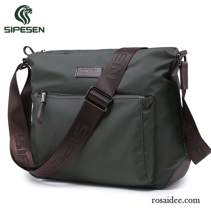 Taschen Herren Canvastasche Oxford-tuch Nylon Rucksäck Herren Geschäft Wasserdicht Schultertaschen Freizeit Messenger-tasche Günstig