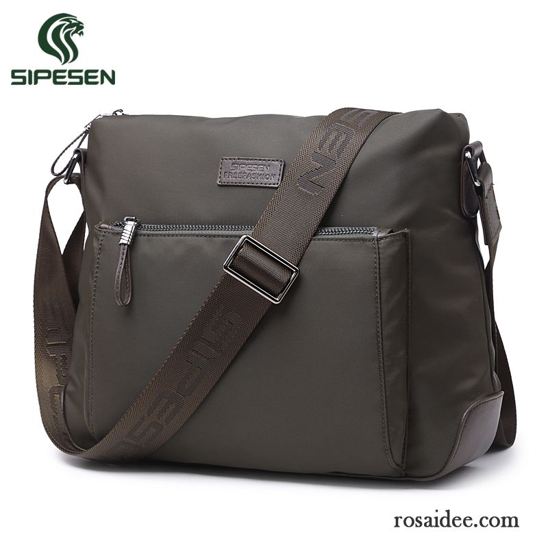 Taschen Herren Canvastasche Oxford-tuch Nylon Rucksäck Herren Geschäft Wasserdicht Schultertaschen Freizeit Messenger-tasche Günstig