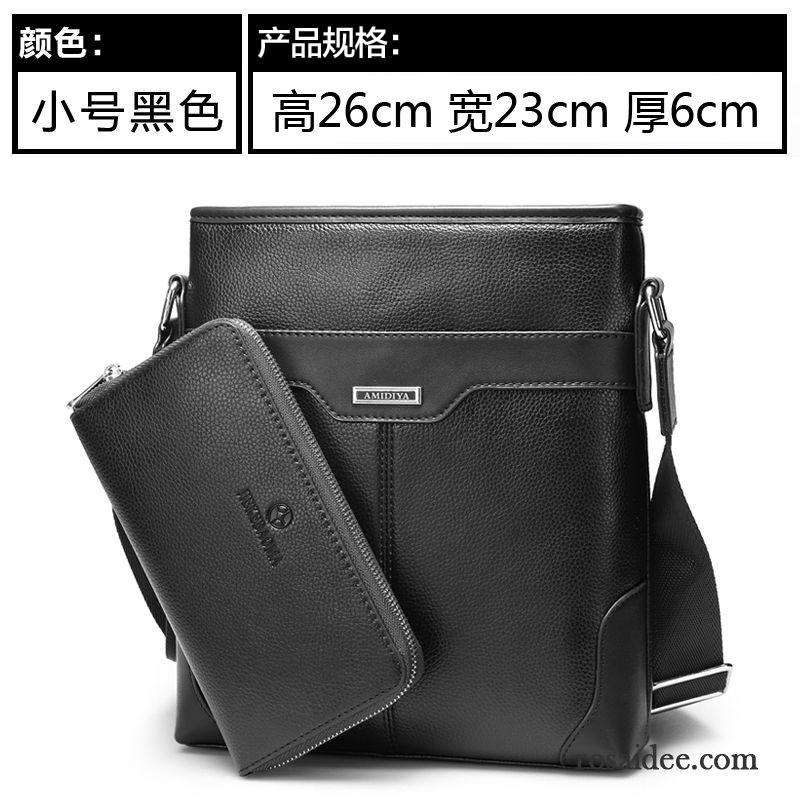 Umhängetaschen Herren Messenger-tasche Herren Rucksäck Geschäft Taschen Schultertaschen Freizeit Leder Vertikaler Schnitt Kaufen