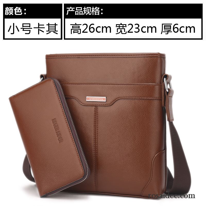 Umhängetaschen Herren Messenger-tasche Herren Rucksäck Geschäft Taschen Schultertaschen Freizeit Leder Vertikaler Schnitt Kaufen