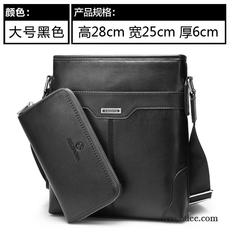 Umhängetaschen Herren Messenger-tasche Herren Rucksäck Geschäft Taschen Schultertaschen Freizeit Leder Vertikaler Schnitt Kaufen