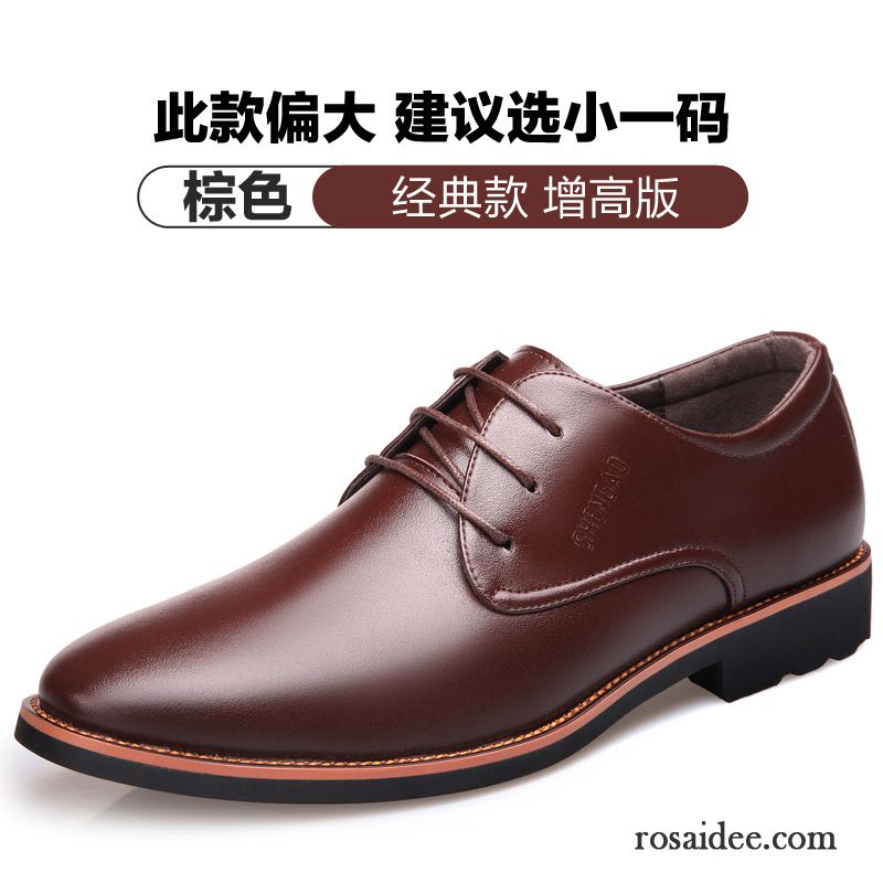 Dunkelbraune Anzugschuhe Casual Herbst Geschäft Neue Produkte Echtleder Atmungsaktiv Jugend England Schuhe Herren Lederschue Trend Kaufen
