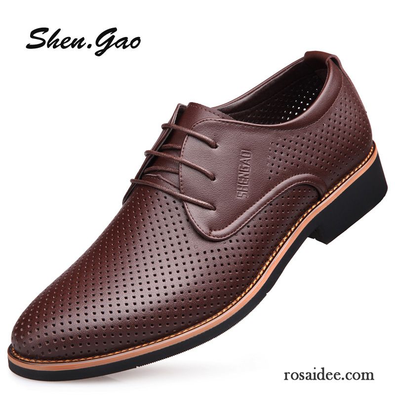 Dunkelbraune Anzugschuhe Casual Herbst Geschäft Neue Produkte Echtleder Atmungsaktiv Jugend England Schuhe Herren Lederschue Trend Kaufen