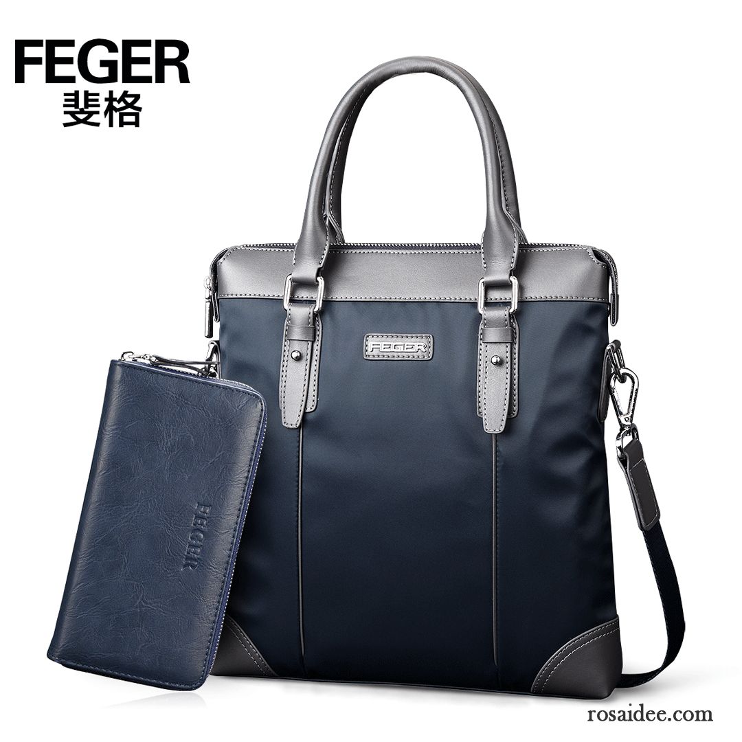 Echte Ledertaschen Herren Herren Handtaschen Vertikaler Schnitt Freizeit Schultertaschen Aktentasche Oxford-tuch Messenger-tasche Geschäft Rucksäck Billig