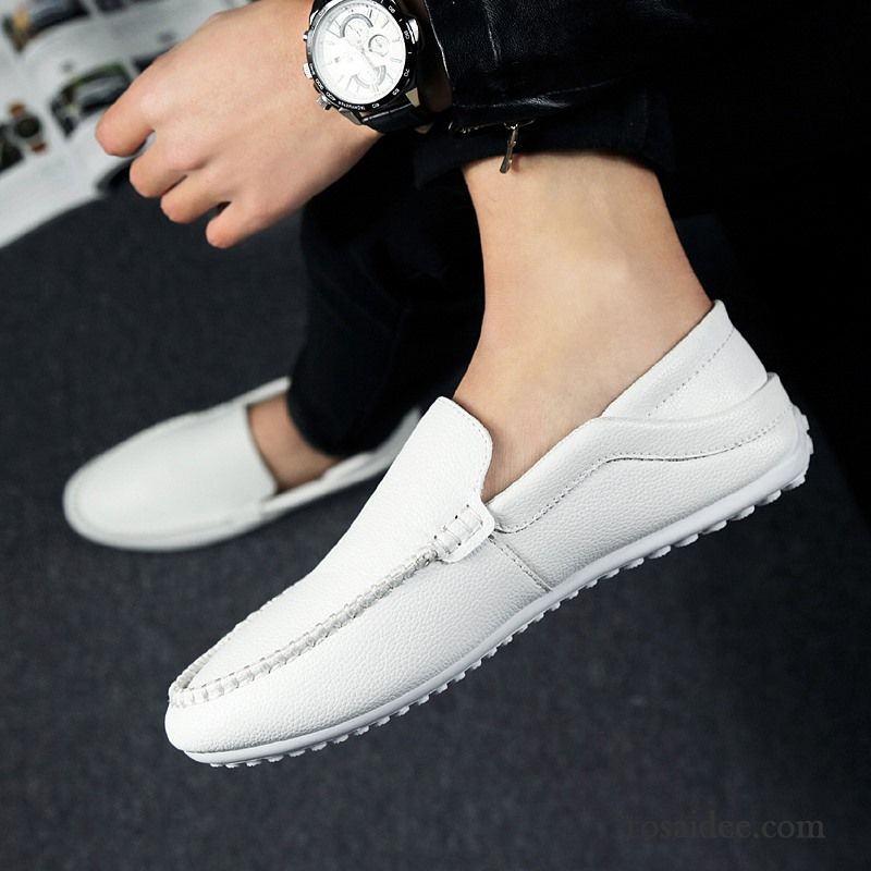 Edle Herrenschuhe Herren Herbst Casual Gefrostet Halbschuhe Baumwolle Schuhe Faul Trend Lederschue Rabatt