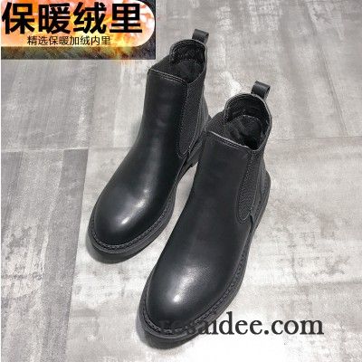 Flache Boots Damen Flache Kurze Martin Stiehlt Herbst Damen Runde Zehe Winter Günstig