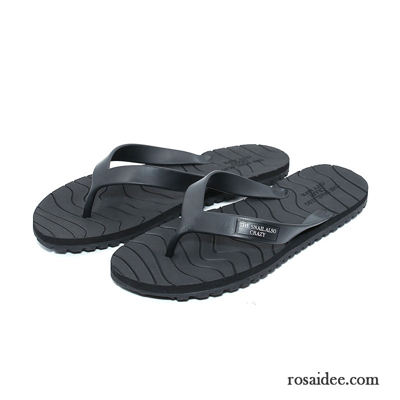 Flip Flops Herren Casual Sommer Hausschuhe Rutschsicher Weiche Sohle Einfach Sandfarben Grau